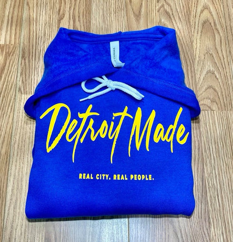 Clearance! - Blue & Gold Pullover Hoodie